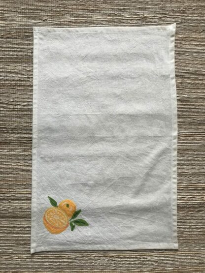 Calyz Oranges Tea Towel - Image 2